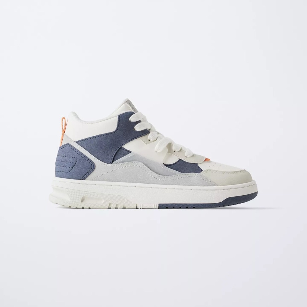 Zara multi-shape high-tops, nwt, size 4
